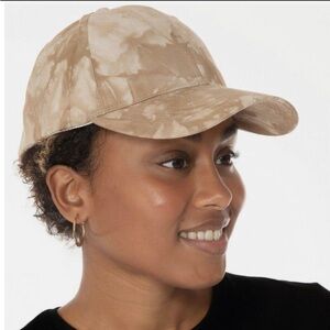 Jenni cotton tie-dyed women's baseball cap NATURAL / BEIGE